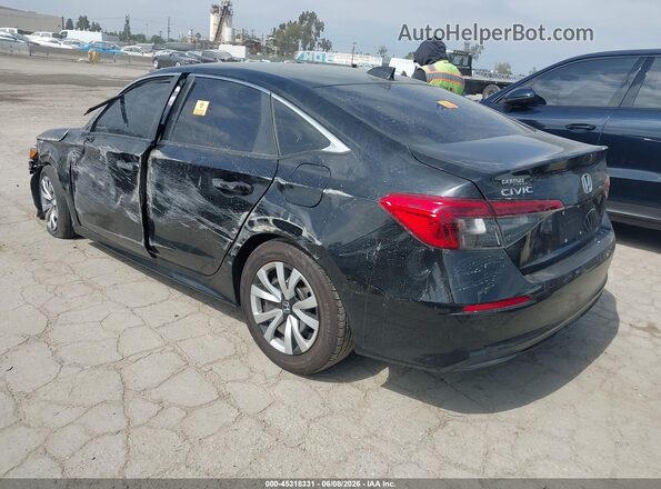 2HGFE2F26NH510342 2022 HONDA CIVIC Black Tył lewy