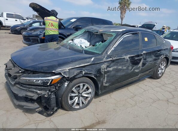2HGFE2F26NH510342 2022 HONDA CIVIC Black Przód lewy