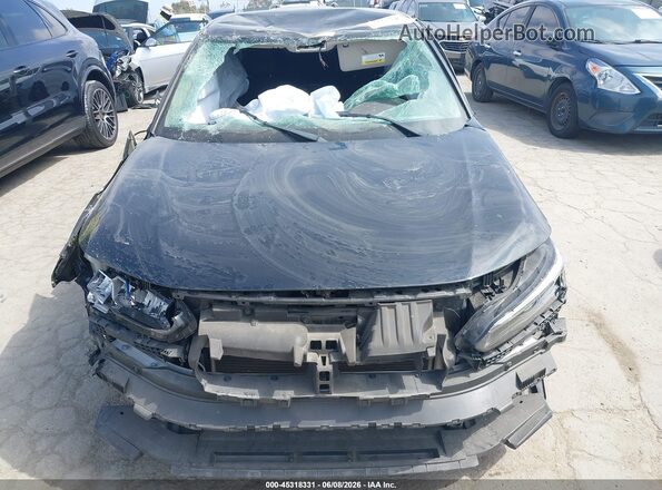2HGFE2F26NH510342 2022 HONDA CIVIC Black Widok wnętrza z tyłu
