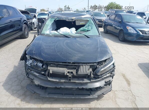 2HGFE2F26NH510342 2022 HONDA CIVIC Black Widok z przodu