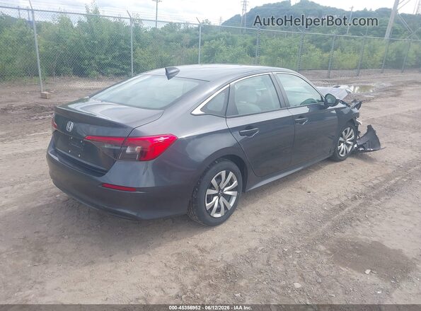2HGFE2F26PH568972 2023 HONDA CIVIC Gray Trasero derecho