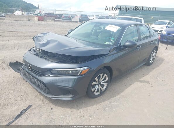 2HGFE2F26PH568972 2023 HONDA CIVIC Gray Vista tres cuartos delantera izquierda
