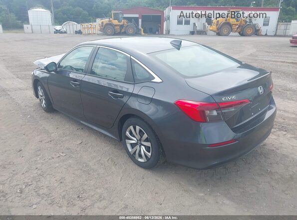 2HGFE2F26PH568972 2023 HONDA CIVIC Gray Trasero izquierdo