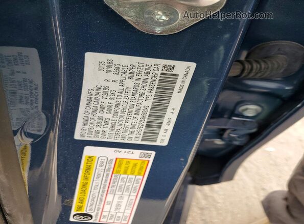 2HGFE2F26SH582542 2025 HONDA CIVIC Blue 