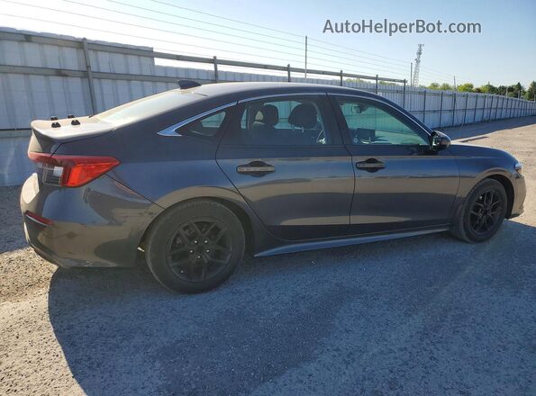 2HGFE2F27NH128403 2022 HONDA CIVIC Gray Trasero derecho