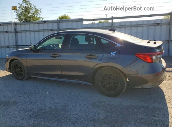 2HGFE2F27NH128403 2022 HONDA CIVIC Gray Trasero izquierdo