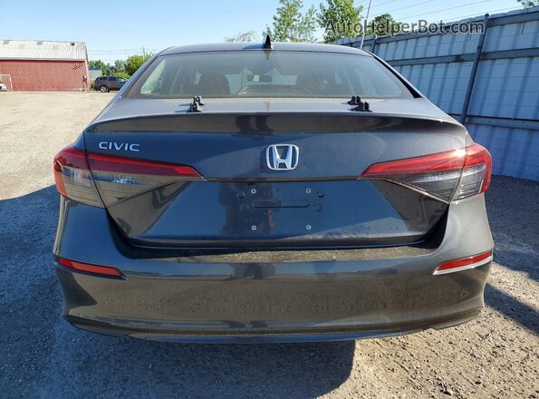 2HGFE2F27NH128403 2022 HONDA CIVIC Gray Vista trasera