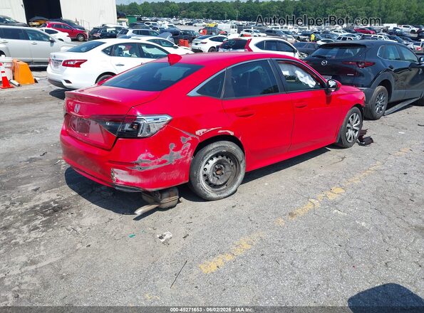 2HGFE2F27NH508910 2022 HONDA CIVIC Red Հետևի աջ
