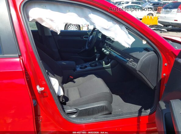 2HGFE2F27NH508910 2022 HONDA CIVIC Red Սալոնի դիմացի տեսք