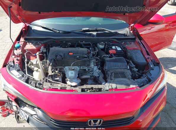 2HGFE2F27NH508910 2022 HONDA CIVIC Red Հետևի տեսք