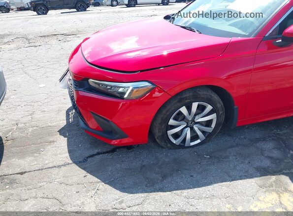 2HGFE2F27NH508910 2022 HONDA CIVIC Red Դիմացի տեսք