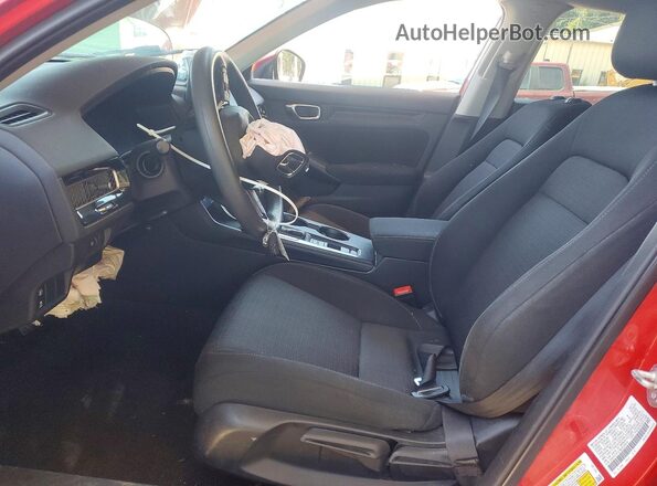 2HGFE2F27NH528512 2022 HONDA CIVIC Красный Вид салона спереди