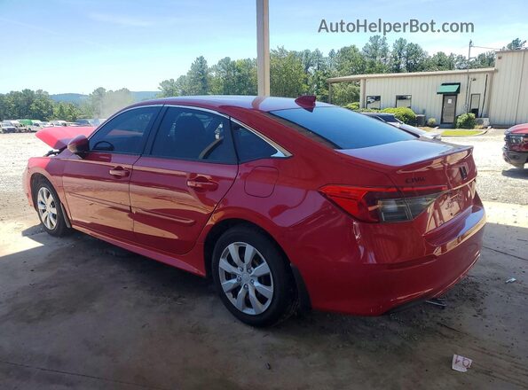 2HGFE2F27NH528512 2022 HONDA CIVIC Красный Задняя левая четверть
