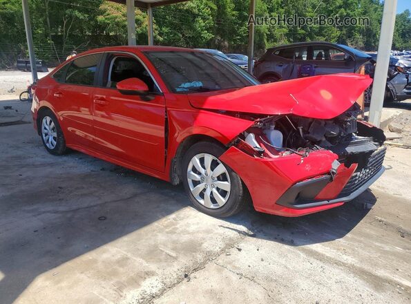 2HGFE2F27NH528512 2022 HONDA CIVIC Красный Передняя правая четверть