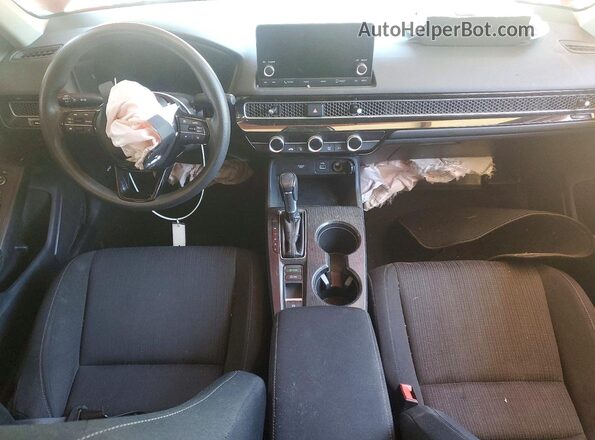 2HGFE2F27NH528512 2022 HONDA CIVIC Красный Вид панели приборов