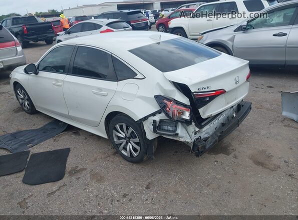2HGFE2F27NH596082 2022 HONDA CIVIC White უკანა მარცხენა
