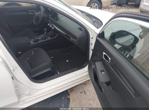 2HGFE2F27NH596082 2022 HONDA CIVIC White წინა სალონის ხედი
