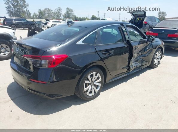 2HGFE2F27PH538511 2023 HONDA CIVIC Black Trasero derecho