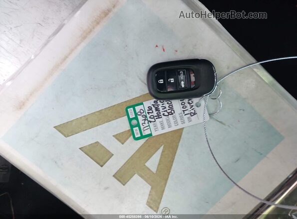2HGFE2F27TH517006 2026 HONDA CIVIC Black Dashboard view