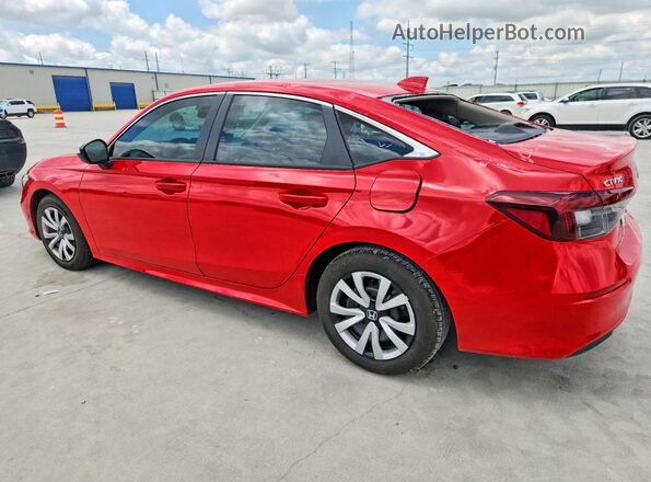 2HGFE2F27TH565718 2026 HONDA CIVIC Red Trasero izquierdo