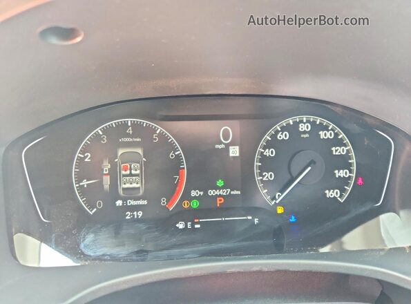 2HGFE2F27TH565718 2026 HONDA CIVIC Red Vista del cuadro de instrumentos