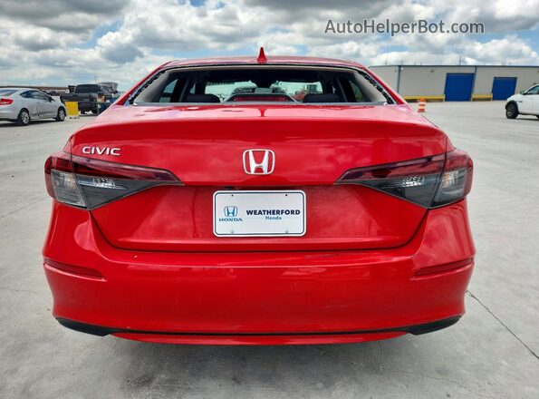 2HGFE2F27TH565718 2026 HONDA CIVIC Red Vista trasera