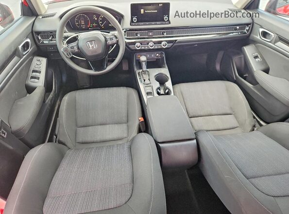 2HGFE2F27TH565718 2026 HONDA CIVIC Red Vista del salpicadero