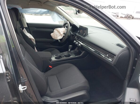 2HGFE2F28SH603472 2025 HONDA CIVIC Gray Вид салону спереду