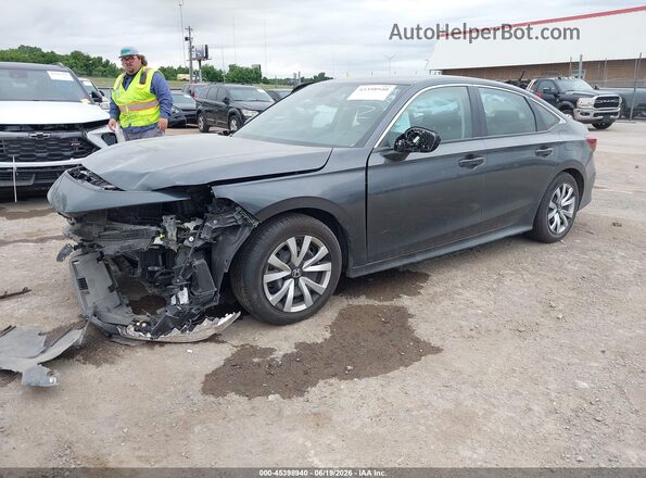 2HGFE2F28SH603472 2025 HONDA CIVIC Gray Передня ліва чверть