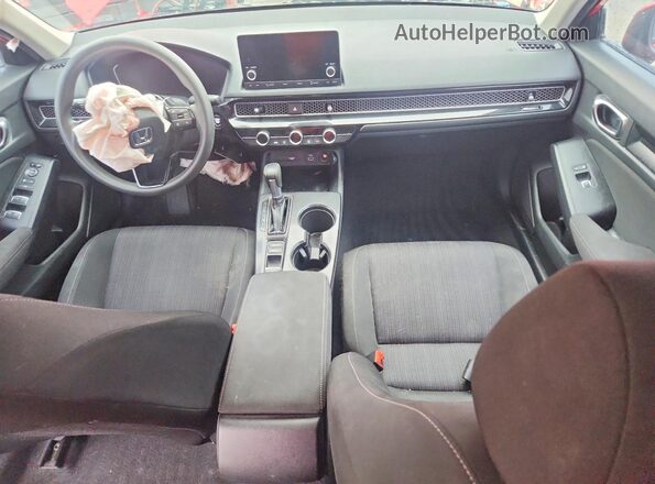 2HGFE2F29NH507936 2022 HONDA CIVIC Red Widok deski rozdzielczej