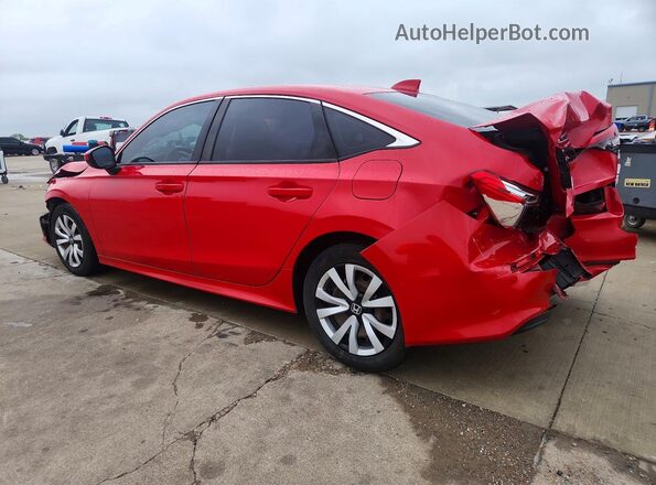 2HGFE2F29NH507936 2022 HONDA CIVIC Red Tył lewy