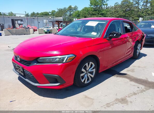 2HGFE2F29PH559926 2023 HONDA CIVIC Red Przód lewy