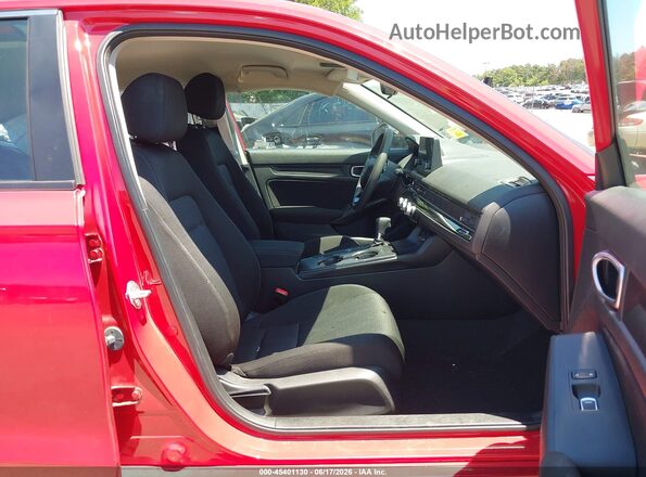 2HGFE2F29PH559926 2023 HONDA CIVIC Red Widok wnętrza z przodu
