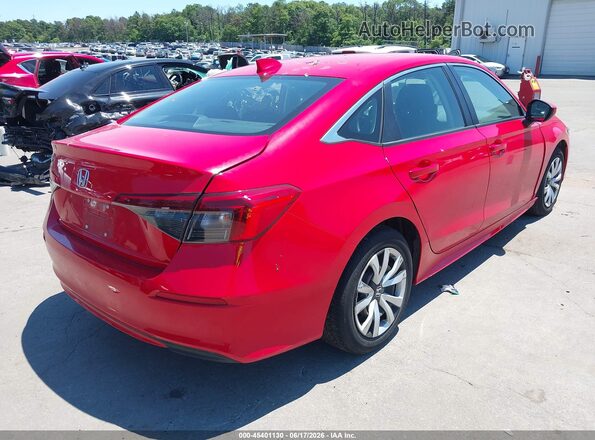 2HGFE2F29PH559926 2023 HONDA CIVIC Red Tył prawy