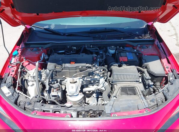 2HGFE2F29PH559926 2023 HONDA CIVIC Red Widok z tyłu