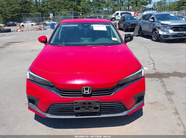 2HGFE2F29PH559926 2023 HONDA CIVIC Red Widok zestawu wskaźników