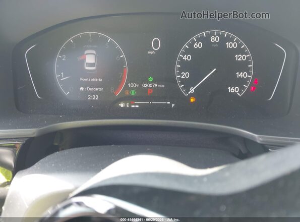 2HGFE2F29SH533139 2025 HONDA CIVIC Silver Widok tylnych siedzeń