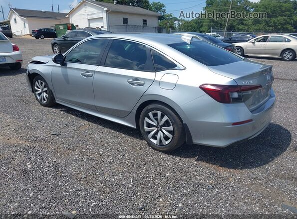 2HGFE2F29SH533139 2025 HONDA CIVIC Silver Tył lewy