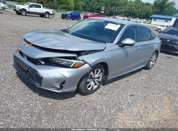 2HGFE2F29SH533139 2025 HONDA CIVIC Silver Przód lewy