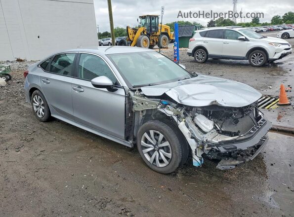 2HGFE2F29SH593485 2025 HONDA CIVIC Silver Front right