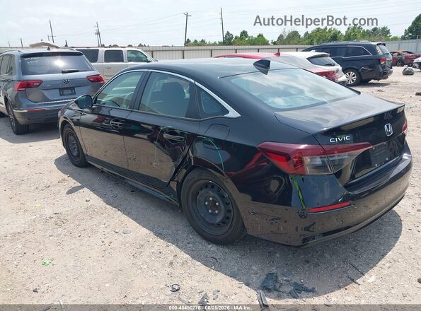 2HGFE2F29SH601598 2025 HONDA CIVIC Black უკანა მარცხენა