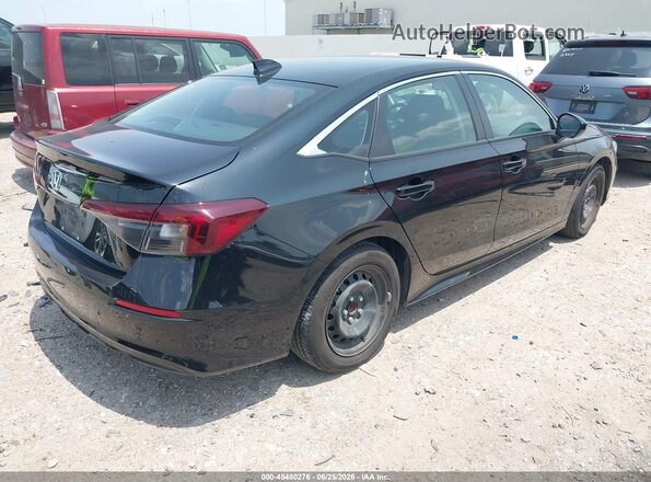 2HGFE2F29SH601598 2025 HONDA CIVIC Black უკანა მარჯვენა