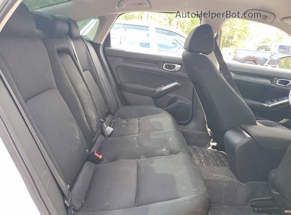 2HGFE2F2XNH123552 2022 HONDA CIVIC White Widok tylnych siedzeń