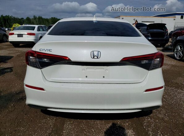 2HGFE2F2XNH123552 2022 HONDA CIVIC White Widok z tyłu