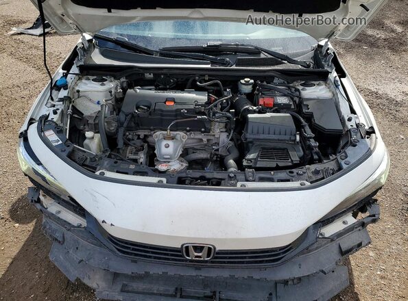 2HGFE2F2XNH123552 2022 HONDA CIVIC White Widok wnętrza z tyłu