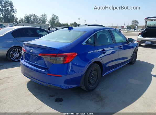 2HGFE2F2XNH508464 2022 HONDA CIVIC Blue Հետևի աջ