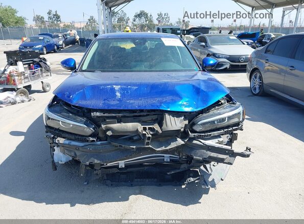 2HGFE2F2XNH508464 2022 HONDA CIVIC Blue Սալոնի հետևի տեսք