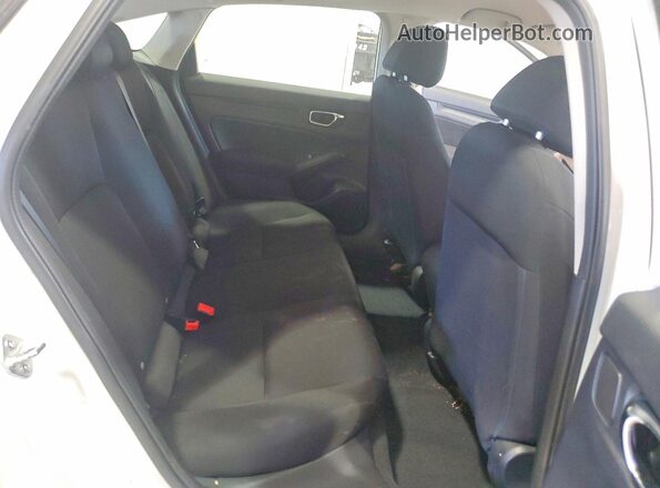 2HGFE2F2XNH511509 2022 HONDA CIVIC White Հետևի նստատեղերի տեսք