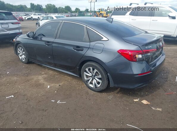 2HGFE2F2XNH523403 2022 HONDA CIVIC Gray Rear left