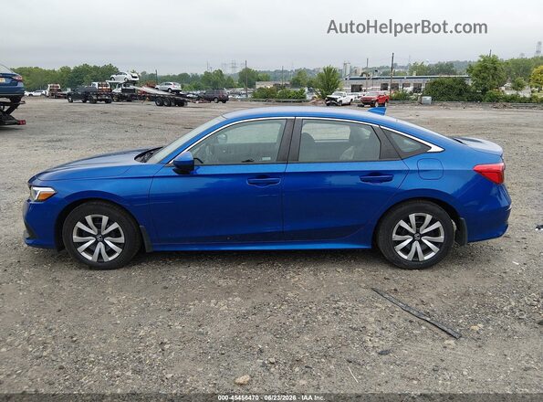 2HGFE2F2XNH596271 2022 HONDA CIVIC Blue Սալոնի 360 աստիճան տեսք